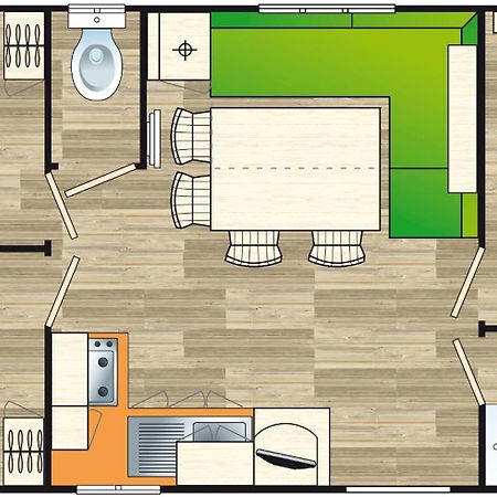 Charmant Mobil Home 6 Personnes Avec Clim Reversible Boofzheim ภายนอก รูปภาพ