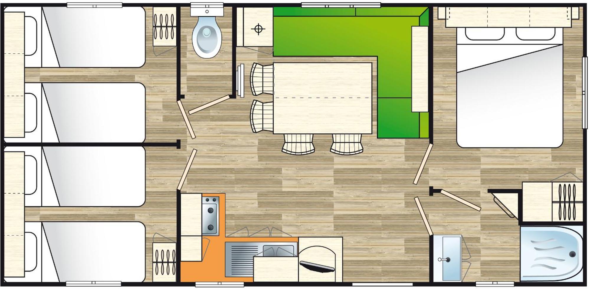 Charmant Mobil Home 6 Personnes Avec Clim Reversible Boofzheim ภายนอก รูปภาพ